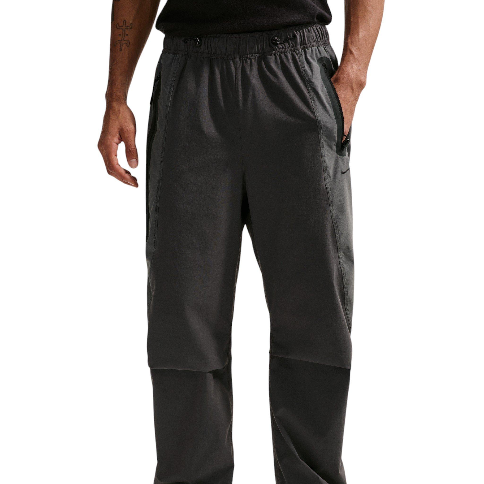 Nike Men's Tech Dri-FIT Woven Color-Block Pants - Anthracite/Iron Grey/Black - ANTHRACITE/GREY/BLACK